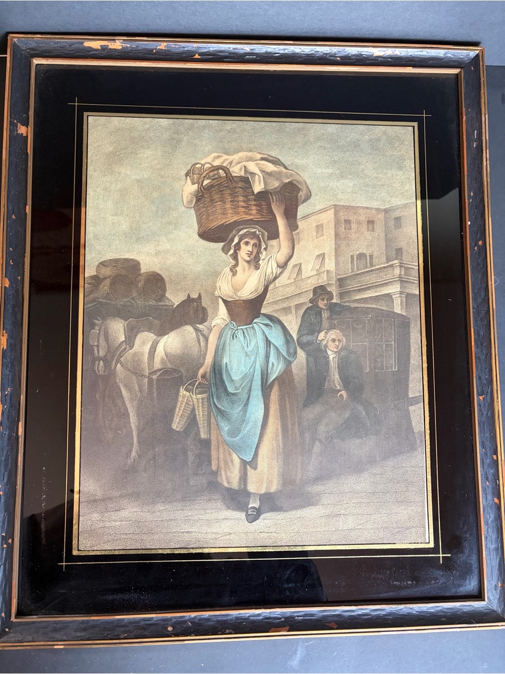 Vintage Print from Wheatley Cries of London: "Strawberrys, Scarlet Strawberries"